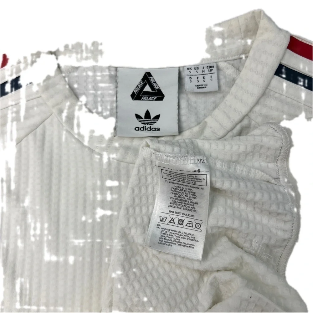 PALACE Adidas Fall 20 Spell Out White Sweatshirt